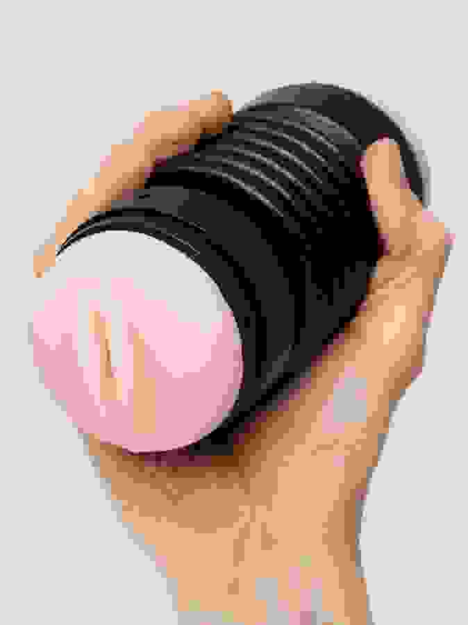 THRUST Pro Ultra Gigi Double-Ended Cup Realistic Vagina and Ass, Flesh Pink, hi-res